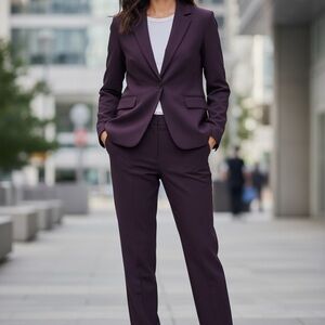 Nipon Boutique Women's Dark Purple Blazer Size 6